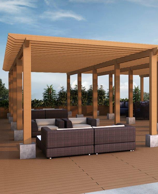 WPC Pergolas Fins - Everwood WPC