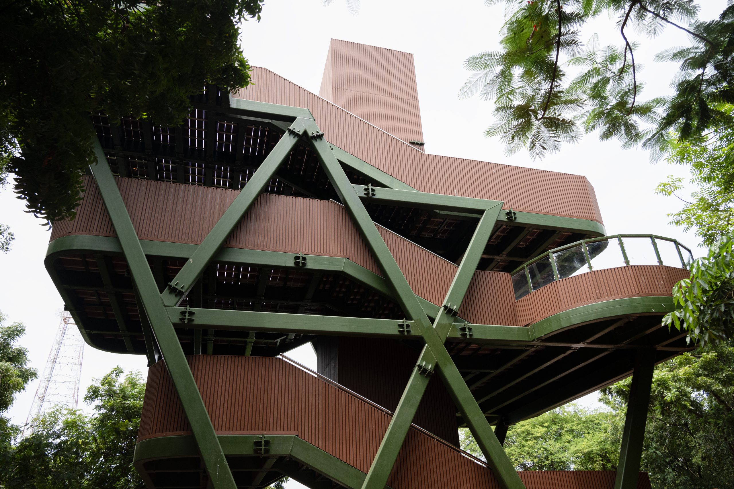 Architect specifying WPC exterior facade cladding for luxury villa resort project