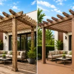 WPC Pergola vs Wooden Pergola